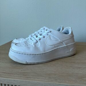 Nike Air Force 1 Sage Low Triple White AR5339-100 Women Size US 7.5